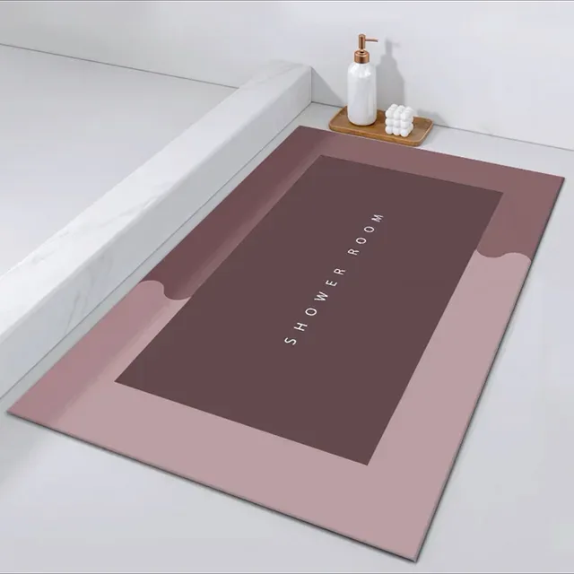 Протиковзкий килимок для ванної Shower Room 40x60 см, рожевий