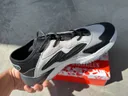 Photo 3 — Men's leather sneakers SupoA2486-6, gray with light blue stripes