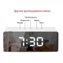 Фото 4 — Настільний LED годинник з підсвіткою YQ-719, будильник, термометр, 6в1