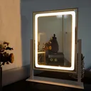 Фото 6 — Зеркало косметическое прямоугольное LED Lamp Mirror с LED подсветкой