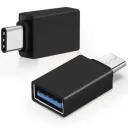 Фото 2 — Перехідник USB OTG-01 з телефону на флешку - Type-C чорні