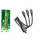 Фото 3 — Кабель Borofone BX72 3-in-1 charging cable (iP+Type-C+Micro)