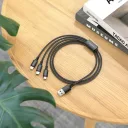 Фото 4 — Кабель Borofone BX72 3-in-1 charging cable (iP+Type-C+Micro)