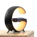 Фото 2 — Світильник-нічник RGB Smart Light Sound Machine, бездротова зарядка 15W, Bluetooth-колонка 3W, чорний