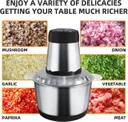 Photo 6 — Food Chopper Rainberg RB-2202, 2L Bowl, 4 Stainless Steel Blades, 1300W