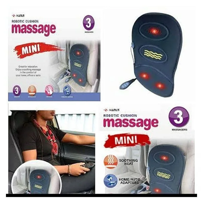 Массажная накидка с прогревом Robotic Cushion Massage HL-802, 3 режима, для авто и офиса