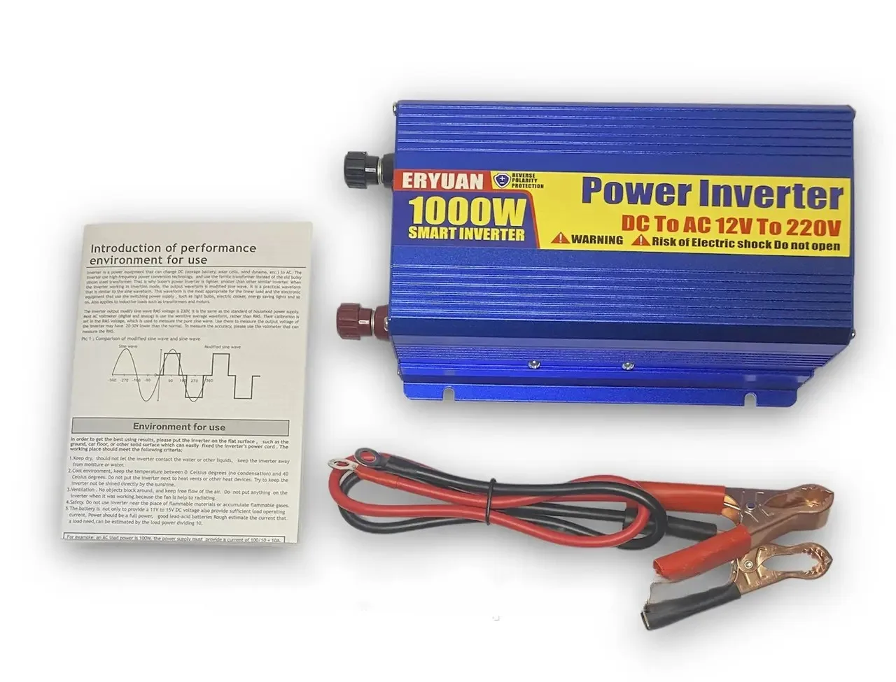 Перетворювач напруги з 12V на 220V (1000W)