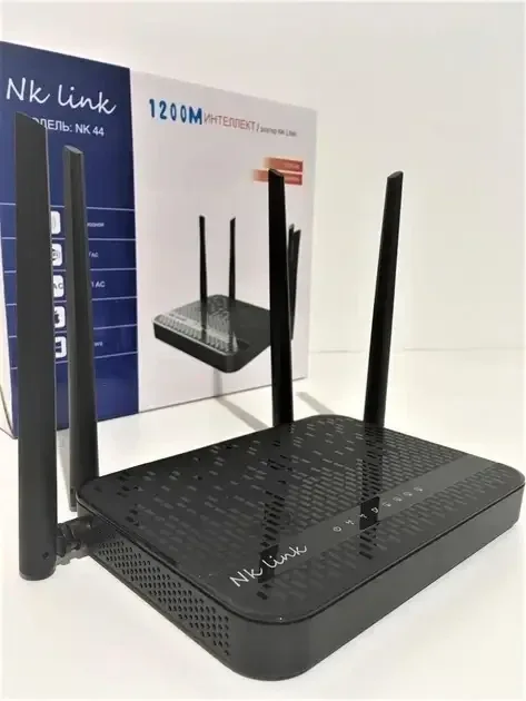 Wi-Fi роутер маршрутизатор NK-44, 1200 Мб/с, 4 антенны