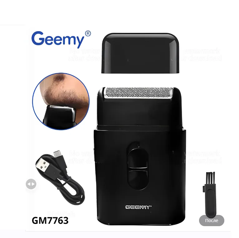 Бритва аккумуляторная Geemy GM7763 Mini для лица