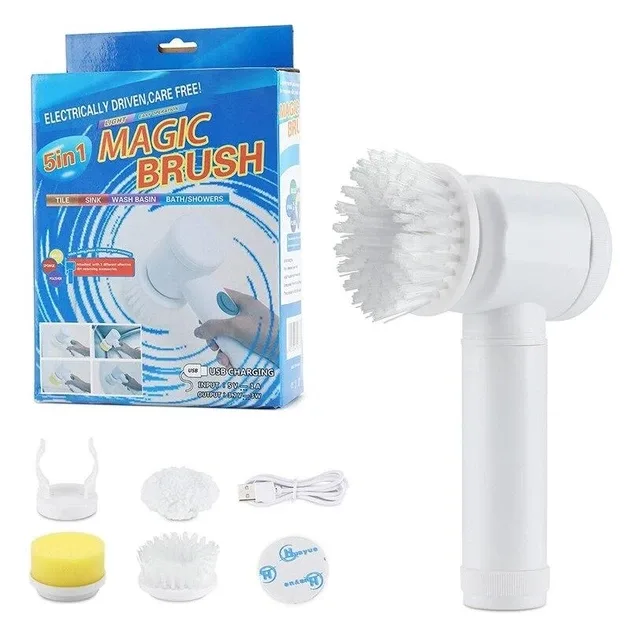 Электрическая щетка для мытья посуды, ванны и раковины Magic Brush