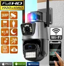 Photo 2 — Outdoor PTZ security WiFi camera Dual Lens Zoom 8MP, siren, zoom, iCSee remote access