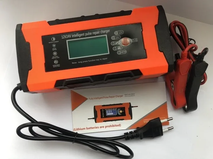 Зарядний пристрій для акумуляторів GEL/SLA/AGM 12V/10A - 24V/5A 180W