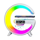Фото 4 — Настільна смарт-лампа G-Smart Light G63 RGB з бездротовою зарядкою та Bluetooth-колонкою 10W, біла