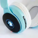 Фото 4 — Бездротові навушники "Котячі вушка" CatEar ST77M, RGB підсвітка, Bluetooth, MP3, синій