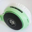 Фото 2 — Навушники бездротові Котячі вушка CatEar ST77M з підсвіткою RGB Bluetooth MP3-плеєр зелені