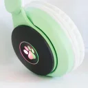 Фото 4 — Навушники бездротові Котячі вушка CatEar ST77M з підсвіткою RGB Bluetooth MP3-плеєр зелені