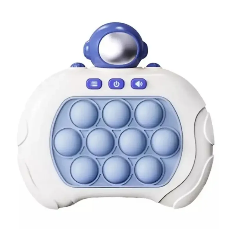 Електронна приставка-консоль Quick Push Game Pop It, антистрес іграшка Astronaut