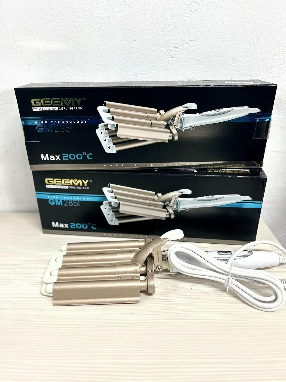 Плойка для завивки волосся Gemei GM2851, 5 хвиль
