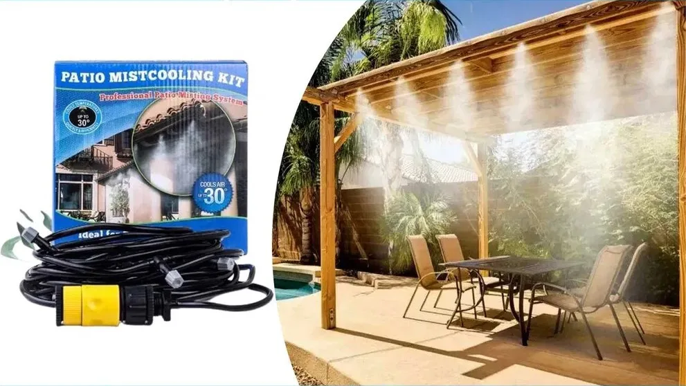 Туманоутворювач садовий Patio Mistcooling для альтанок, 10 м трубок, розпилювач