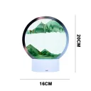 Photo 2 — Desktop LED night light 3D hourglass "Moving Sands Capes", USB