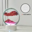Photo 5 — Desktop LED night light 3D hourglass "Moving Sands Capes", USB