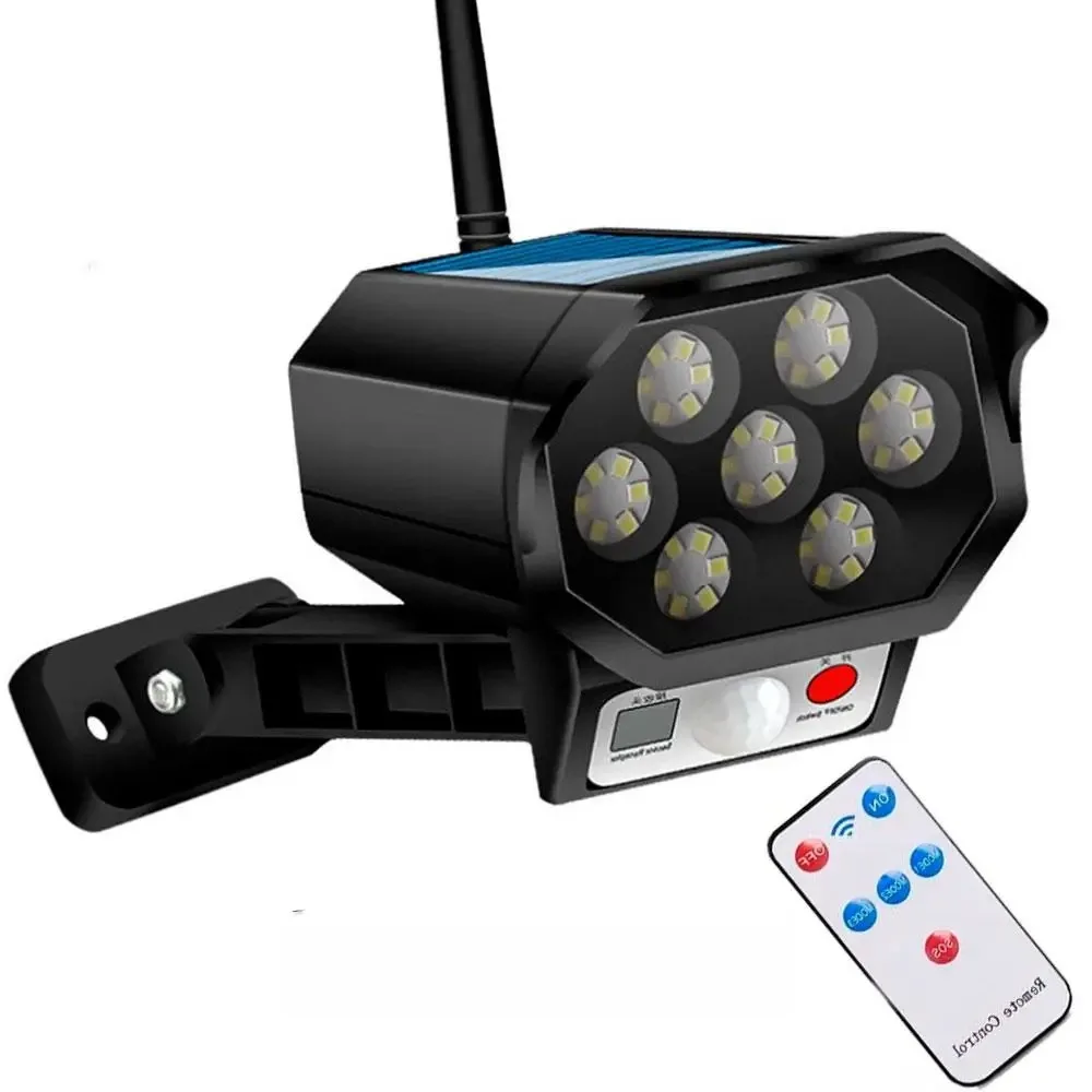 Вуличний LED ліхтар на сонячній батареї BK-36, 42 LED, з датчиком руху, у вигляді камери