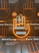 Фото 5 — LED лампа-рука з жестами для авто Hand Light, з пультом керування