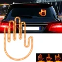 Фото 3 — LED лампа-рука з жестами для авто Hand Light, з пультом керування
