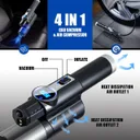 Photo 3 — Car vacuum-compressor 4-in-1 LY-8018, with flashlight, 120W, USB