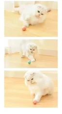 Фото 4 — Іграшка для котів Stress Cat LY-599, кулька із силовою гравітацією, що сама катається