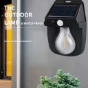 Фото 3 — Ліхтар на сонячній батареї з датчиком руху Solar Wall Lamp COBA CL-118