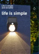 Фото 2 — Ліхтар на сонячній батареї з датчиком руху Solar Wall Lamp COBA CL-118