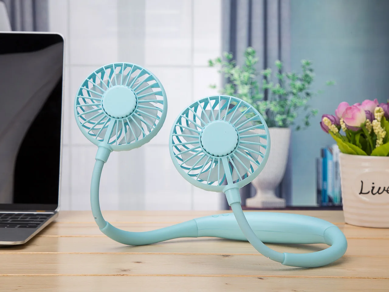 Вентилятор на шию Neck Fan Sport Fan31, портативний, акумуляторний
