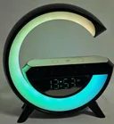 Фото 3 — Нічник акумуляторний з годинником G BT-3401 Smart Light Sound Machine чорний
