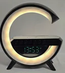 Фото 2 — Нічник акумуляторний з годинником G BT-3401 Smart Light Sound Machine чорний