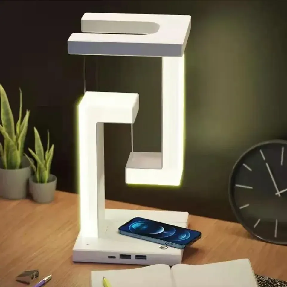 Лампа-ночник с беспроводной зарядкой Anti-Gravity Wireless, 10W