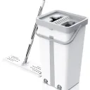 Photo 1 — Large mop with automatic wringing, folding handle, with 11 L bucket
