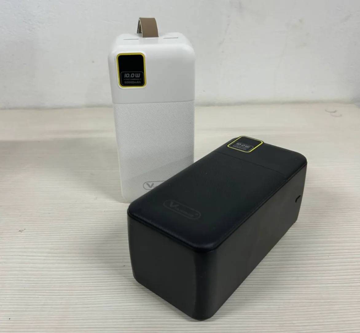 Павербанк QC-Q25, 50000 мАг, LCD дисплей, білий