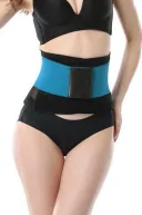 Фото 2 — Пояс для схуднення Hot Shapers Belt Power, на липучці, утягуючий, чорно-синій