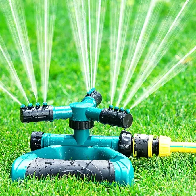 Розумна автоматична система поливу Lawn Sprinkler для газонів, 360°