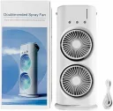 Фото 3 — Вентилятор настільний подвійний Double-ended Spray Fan, з охолодженням, LED-підсвіткою, 3 швидкості, пульт