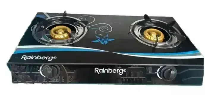 Газова плита настільна Rainberg RB-2231 портативна туристична на 2 конфорки