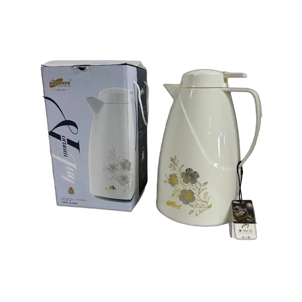 Термос-глек DayDays WL-R200A зі скляною колбою та ручкою, 2 л