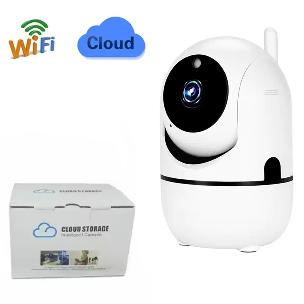 IP-камера беспроводная QC011 Wifi, поворотная, со звуком и ночным видением