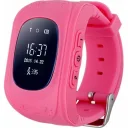 Фото 1 — Дитячий смарт-годинник-телефон Smart Baby Watch Q50 з GPS-трекером, рожевий