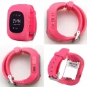 Фото 2 — Дитячий смарт-годинник-телефон Smart Baby Watch Q50 з GPS-трекером, рожевий