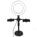Photo 4 — Refil Light L-16 Ring LED Lamp, 16 cm, with Tripod & 2 Phone Holders
