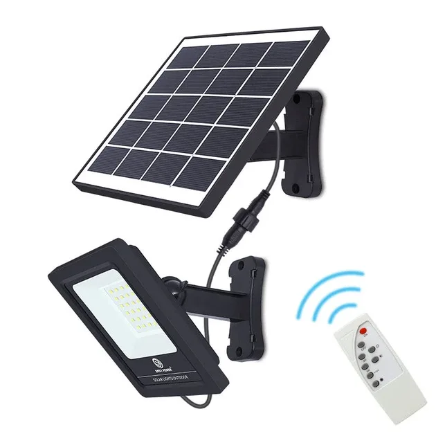 Фонарь настенный с датчиком движения и солнечной панелью Easy Power EP-026b, черный