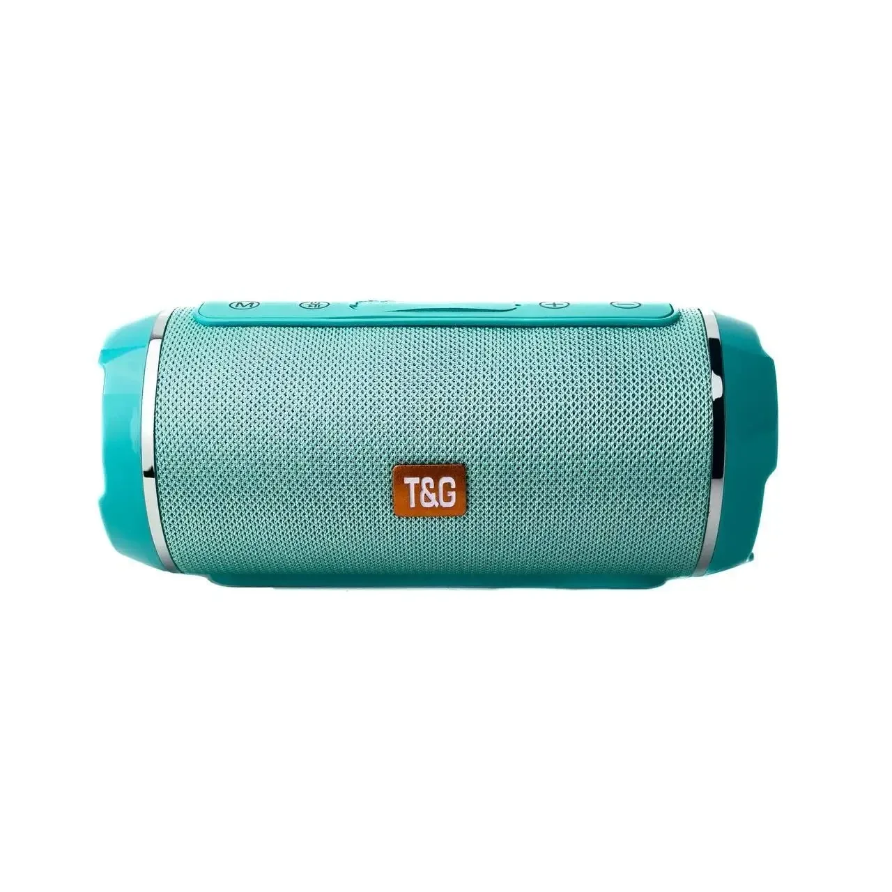 Колонка портативна T&G TG116 Bluetooth FM, бірюзова
