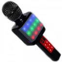 Фото 1 — Караоке-микрофон WSTER WS-1828 с LED подсветкой, 4 голоса, USB, Bluetooth